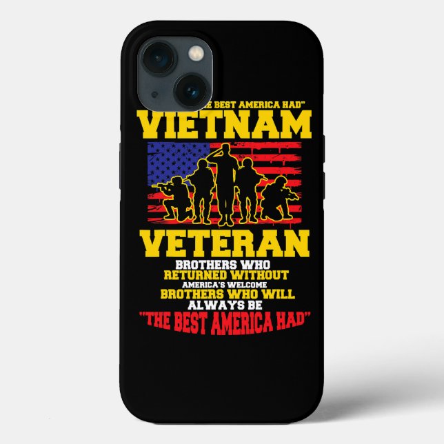 We Were The Best America Had Vietnam Veteran 341 Case-Mate iPhone Case (Back)