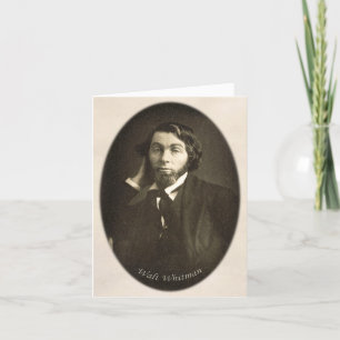 ❝We Were Together ...❞ Walt Whitman Love Quote Card