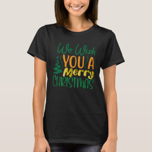 We Whiskey You A Merry Christmas Wish Drinking T-Shirt