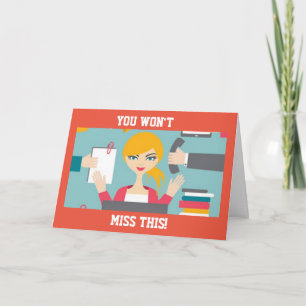 WE WILL *MISS YOU** RETIREMENT CARD
