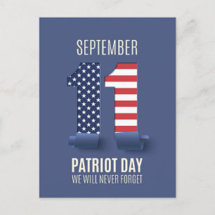 We will never forget 911 postcard