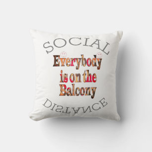 We Will Survive COVID-19: A Message of Resilience  Throw Pillow