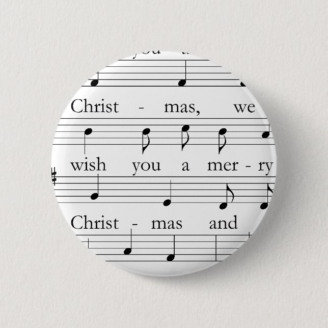 We wish you-01 2 inch round button (Front)