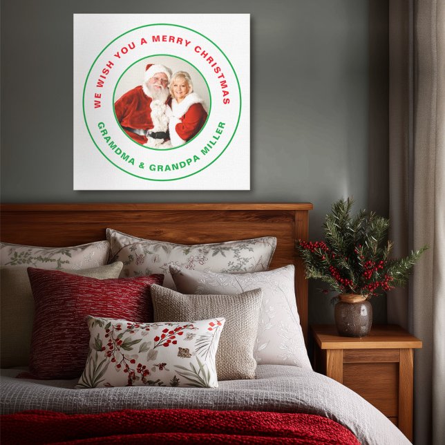 We Wish You A Merry Christmas Canvas Print (Creator Uploaded)