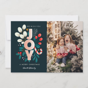 We Wish You A Merry Christmas Photo Card