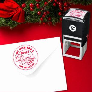 We Wish You A Merry Christmas Self-inking Stamp