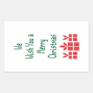 We Wish you a Merry Christmas Sticker