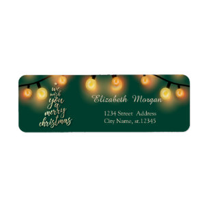 We Wish You A Merry Christmas, String Lights