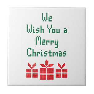 We Wish you a Merry Christmas Tile
