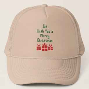 We Wish you a Merry Christmas Trucker Hat