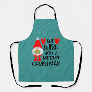 We Wish You A Very Merry Christmas Apron