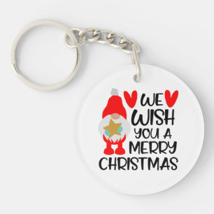 We Wish You A Very Merry Christmas Keychain