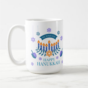 We Wish You Happy Hanukkah Coffee Mug