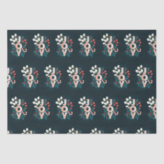 We Wish You JOY, Christmas Candy Cane & Foliage Tissue Paper