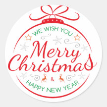We Wish You Merry Christmas And Happy New Year