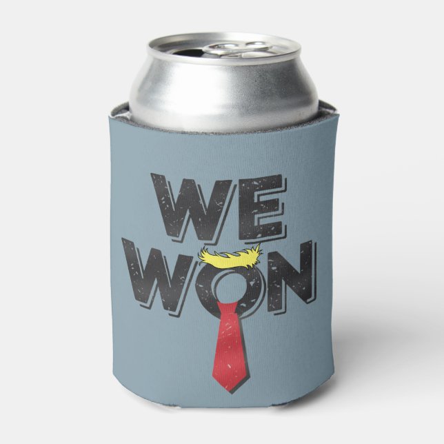 We Won Donald Trump 2024 Can Cooler (Can Front)