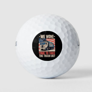 We Won Time To Take The Trash Out Trump 47 Golf Balls