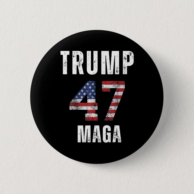 We Won Win Inauguration Day 2025 47th President Am 2 Inch Round Button (Front)