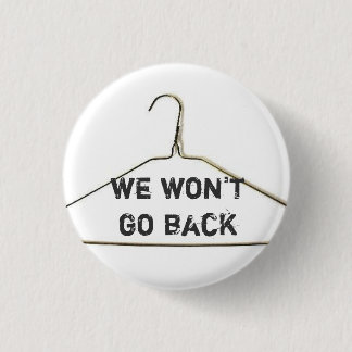 We won't go back button