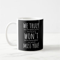 we wont miss yoU Postcard