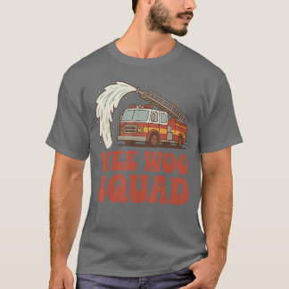 We Woo Squad Firefighter Fireruck Men Women Outfit T-Shirt