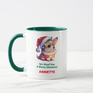 We Woof You A Merry Christmas Mug
