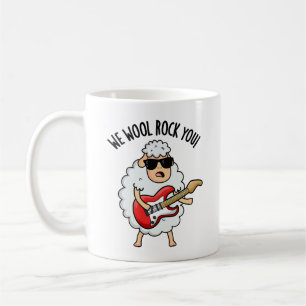 We Wool Rock You Funny Sheep Pun  Coffee Mug