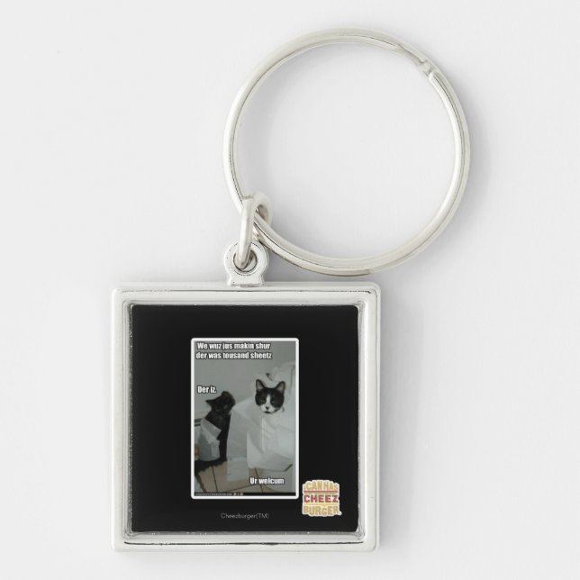 We wuz jus makin sur keychain (Front)