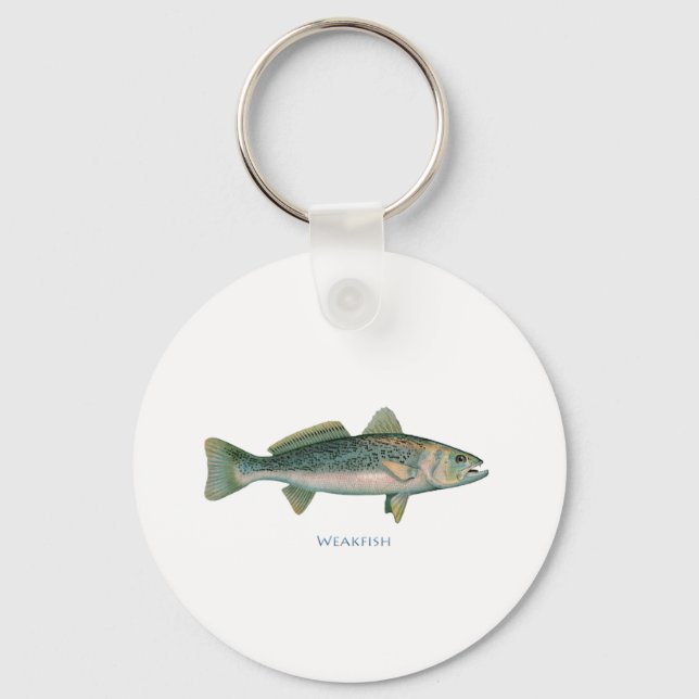 Weakfish Keychain (Front)