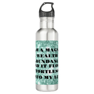 Wealth & Abundance Affirmation 710 Ml Water Bottle