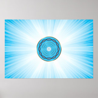 Wealth and happiness manifestation art for poster
