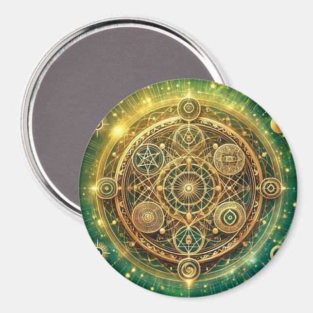 Wealth Flow Sigil Magnet (Front/Back)
