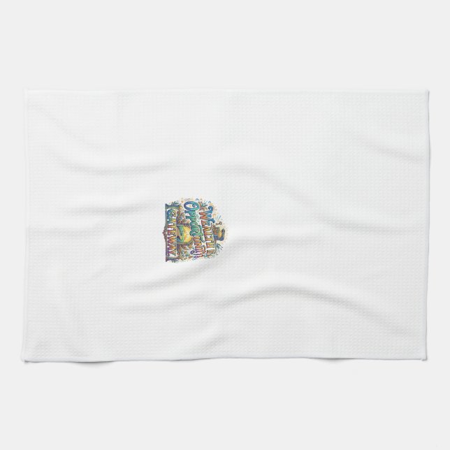 Wealth is Opportunity's Gateway  Kitchen Towel (Horizontal)