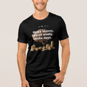 Wealth Mindset T-Shirt – Smart Money Quote Tee for