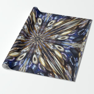 Wealth Of Seed Beading Abstract Pattern Wrapping Paper