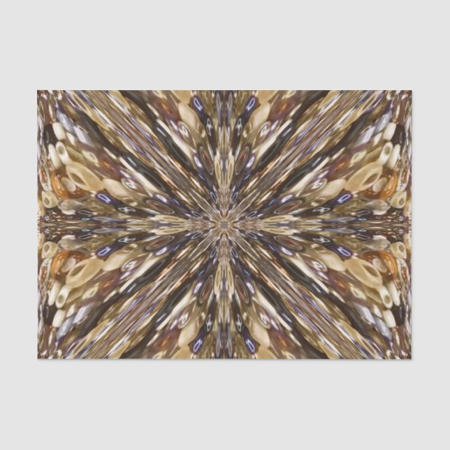 Wealth Of Seed Beads Abstract Pattern Tissue Paper (Front)