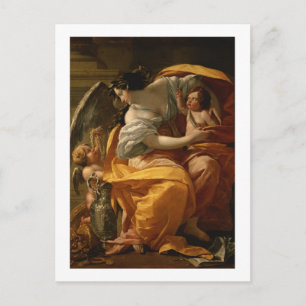 Wealth (oil on canvas) postcard