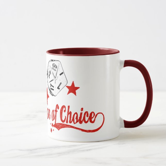 Weapon Of Choice Mug (Right)