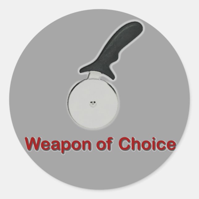 Weapon of Choice Sticker (Front)