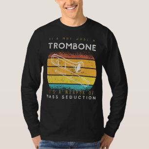 Weapon of Mass Seduction Trombone Tee - Playfully 