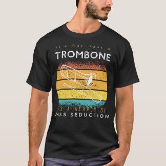 Weapon of Mass Seduction Trombone Tee - Playfully