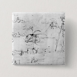 Weaponry designs, fol. 40v-a 2 inch square button