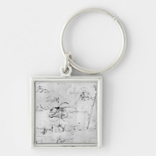 Weaponry designs, fol. 40v-a keychain