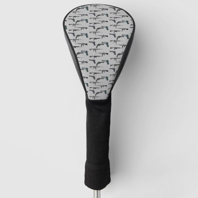 Weapons Collage Golf Head Cover (Front)