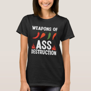 Weapons Of Destruction Chili Head Spicy Food T-Shirt
