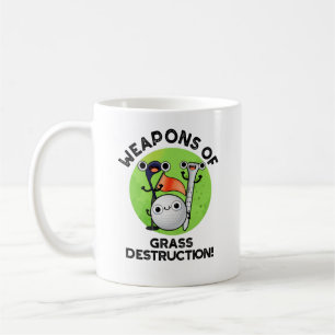 Weapons Of Grass Destruction Funny Golf Pun  Coffee Mug