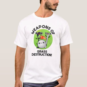 Weapons Of Grass Destruction Funny Golf Pun  T-Shirt