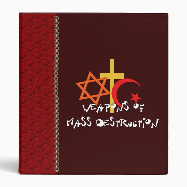 Weapons Of Mass Destruction Binder (Front)
