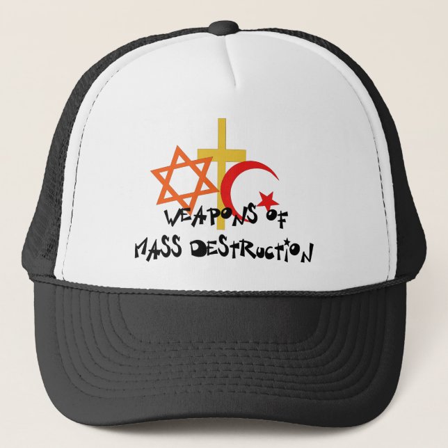 Weapons Of Mass Destruction Trucker Hat (Front)