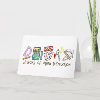 Weapons Of Math Destruction Card